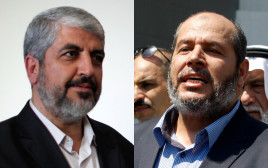 חליל אל חיה, חאלד משעל (צילום: רויטרס,עבד רחים כתיב, פלאש 90)
