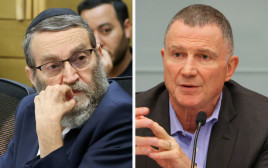 יולי אדלשטיין, משה גפני (צילום: נועם מושקוביץ, דוברות הכנסת)