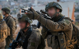 פעילות כוחות צה"ל בטמון שבחטיבת מנשה (צילום: דובר צה"ל)