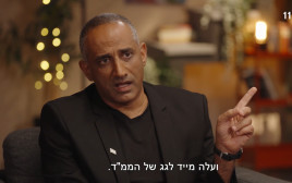 דדי שמחי אצל רוני קובן בערוץ כאן 11 (צילום: צילום מסך כאן 11)