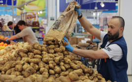 תפוחי אדמה ברוסיה (צילום: REUTERS/Anton Vaganov)