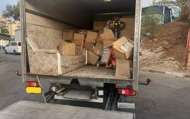 הברחת ביצים במשאית הובלות (צילום: המועצה לענף הלול)
