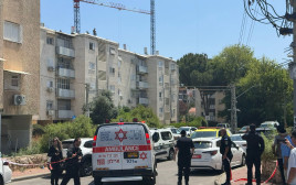 זירת האירוע ברחובות (צילום: אלוני מור)