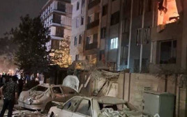 תיעוד התקיפה בטהרן (צילום: רשתות ערביות)