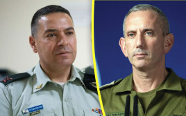 דניאל הגרי, אפי דפרין (צילום: דובר צה"ל)