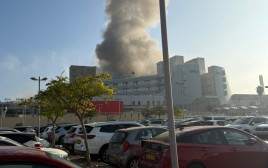 פגיעה בבית החולים סורוקה  (צילום: שימוש לפי סעיף 27א')
