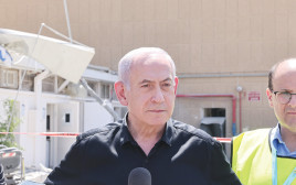 בנימין נתניהו בסורוקה (צילום: מרק ישראל סלם, פול)