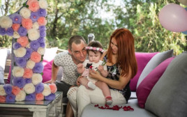 ארטם בוריק, נסטיה בוריק  ז"ל ומריה (מאשה) פשקורובה ז"ל (צילום: אלבום משפחתי)
