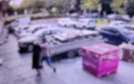 תיעוד של הנאשם זיו אור חן חנקשייב שודד קשישה ברמת גן (צילום: דוברות המשטרה)