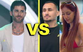 מאי ערב וארז איסקוב,גלעד פרץ (צילום: מיכה לובטון)