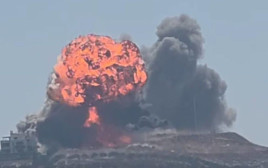 תקיפת צה"ל בלבנון (צילום: רשתות ערביות)