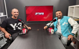 אבי שושן ומאור אדרי (צילום: מעריב אונליין)