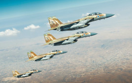 מטוסי חיל האוויר בשמיים (צילום: דובר צהל)