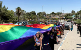 מצעד הגאווה 2025 במצפה רמון (צילום: זיו שמע תקשורת)