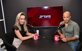 מיקי לוין וחזי דין (צילום: אבשלום ששוני)