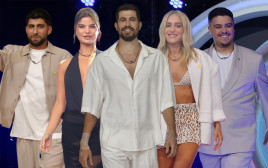 יוכי אפוליאון' שון יפישין, רועי גרוס, שירז בן ארי, מושיקו עג'מי  (צילום: רן יחזקאל)