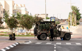 אופקים אחרי שבעה באוקטובר (צילום: מישל אמזלג)