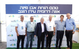 ינקי קווינט, אלעד ארזי, ניר זמיר, טלאל אלקרנאוי, דרור קראווני, עימאד אל-סאנע (צילום: רוני טובול - יאק סטודיו)