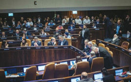 מליאת הכנסת "ילדים" (צילום: יונתן זינדל, פלאש 90)