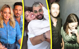 יעל בר זוהר וגיא זוארץ, עדן פינס ואושר כהן, יונית לוי ועידו רוזנבלום (צילום: יחצ,שימוש לפי סעיף 27א')