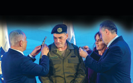 טקס חילופי רמט"כלים בקריה בתל אביב (צילום: קובי גדעון, לע"מ)