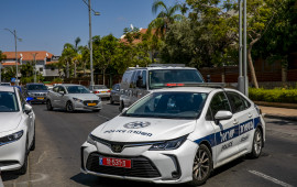 ניידת משטרה (צילום: יוסי אלוני, פלאש 90)