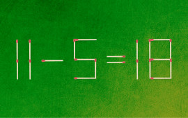 האם תצליחו לפתור את המשוואה באמצעות הזזת גפרור אחד? (צילום: מערכת מעריב)