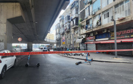 קטטה בין אריתראים תל אביב (צילום: דוברות המשטרה)
