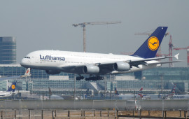מטוס A380 של לופטהנזה (צילום: רויטרס)
