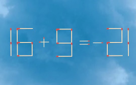 האם תצליחו לפתור את המשוואה באמצעות הזזת גפרור אחד בלבד? (צילום: מערכת מעריב)