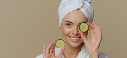 פרוסות מלפפון לטיפוח עור אסתטי (צילום: אינגאימג')