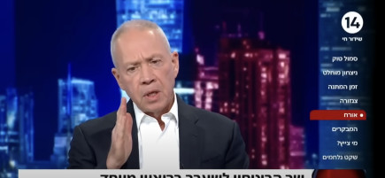 יואב גלנט בתוכנית "הפטריוטים" בהנחיית ינון מגל בערוץ 14 (צילום: צילום מסך ערוץ 14)