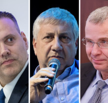 יעקב ברדוגו, מיקי זוהר, יריב לוין (צילום: מרק ישראל סלם,יונתן זינדל פלאש 90)