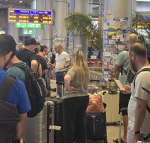 השבים בטיסת החילוץ (צילום: רכבת ישראל)
