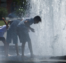 גל חום בגרמניה (צילום: REUTERS)