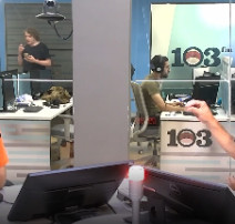 ברק סרי ויהודה שלזינגר (צילום: צילום מסך 103FM)