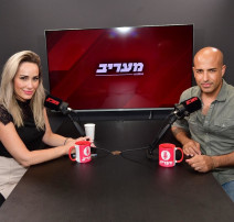 מיקי לוין וחזי דין (צילום: אבשלום ששוני)