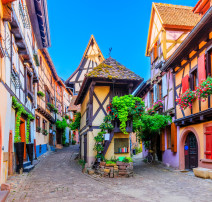 Eguisheim, אלזס צרפת (צילום: שאטרסטוק)