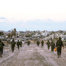 לוחמי הקו הצהוב  (צילום: דובר צה"ל)