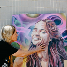 חנה כהן, דודתה של ענבר הימן ז"ל (צילום: פאולינה פטימר)