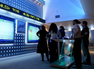 בורסת תל אביב (צילום: פלאש 90)