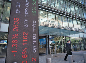 הבורסה לניירות ערך בתל אביב (צילום: מרים אלסטר, פלאש 90)