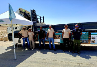 סיירת הדורסים ביום הנשר (צילום: טל כרמי, רשות הטבע והגנים)