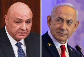 ג'וזף עאון, בנימין נתניהו (צילום: רויטרס,חיים גולדברג פלאש 90)