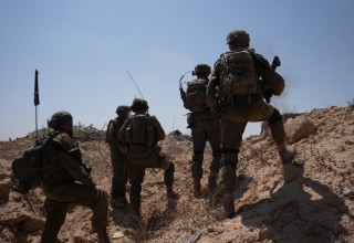 פעילות כוחות צוות הקרב של החטיבה הדרומית במרכז רצועת עזה (צילום: דובר צה"ל)