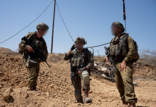 פעילות כוחות צוות הקרב של החטיבה הדרומית במרכז רצועת עזה (צילום: דובר צה"ל)