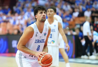 שחקן נבחרת ישראל בכדורסל, דני אבדיה (צילום: אודי ציטיאט)