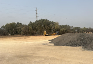 שיקום כביש 25 בקטע שבין צומת סעד לנחל עוז (צילום: פלד ארבלי)