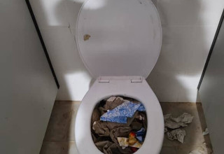ליקויי תברואה בבסיס סיירים (צילום: שימוש לפי סעיף 27א')