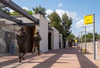 תרגילי היערכות בחטיבה הדרומית (צילום: דובר צה"ל)